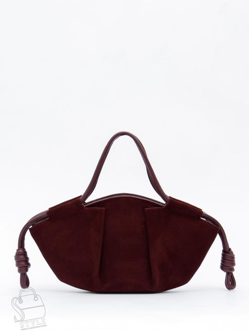 Сумка женская кожаная 99071-1NN wine red  Natale Navetta