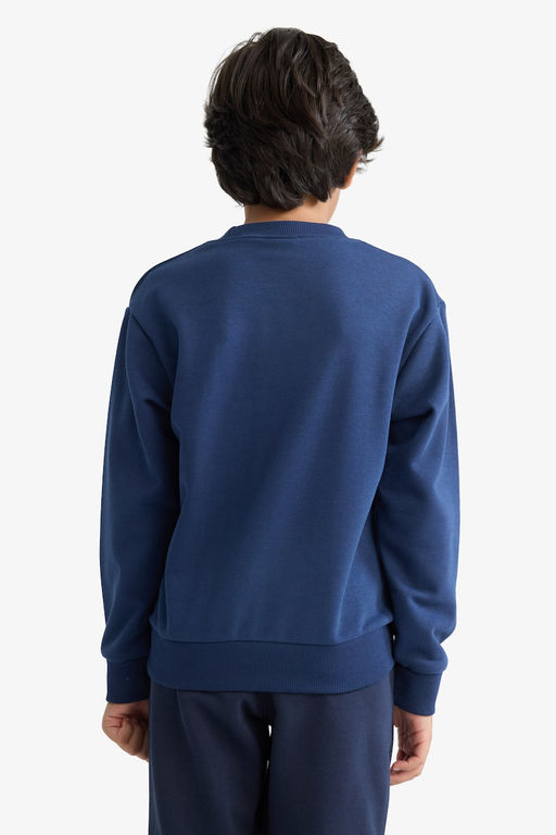 Bisiklet Yaka Bask_l_ Sweatshirt Erkek _ocuk - Defacto фото 6