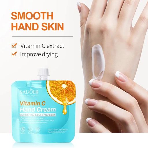Sadoer Питательный и восстанавливающий крем для рук Vitamin C Hand Cream - Bioaqua фото 2