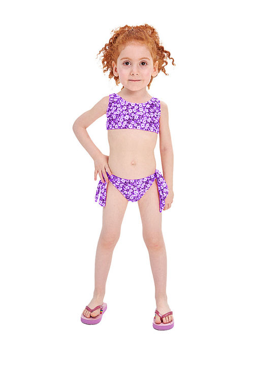 Костюм купальный (топ и бикини) д/дев.Ариэль