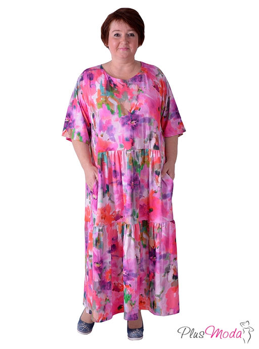 Платье Модель №445 размеры 44-80 - Plusmoda фото 2