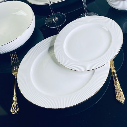 102-084 Набор из 6 тарелок 27см MOON в под.уп.(х5)Фарфор