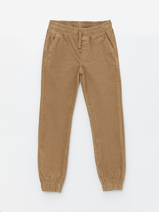 Beli Lastikli Kadife Erkek ?ocuk Jogger Pantolon - Waikiki фото 3