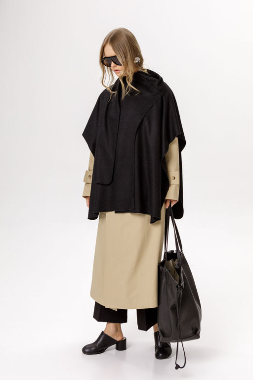 Пончо Pirs 6596 черный