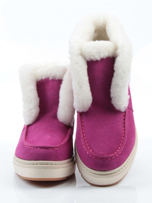 04-5603-3 CRIMSON Ботинки зимние женские (натуральная кожа, 100% шерсть)