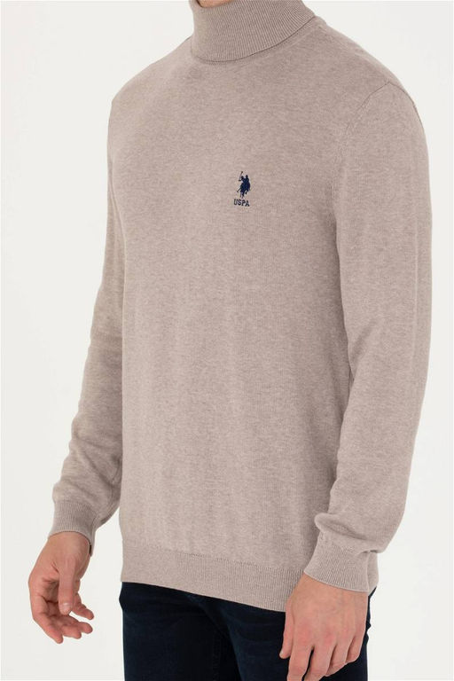 Мужской базовый свитер из норки и меланжа Неожиданная скидка в корзине