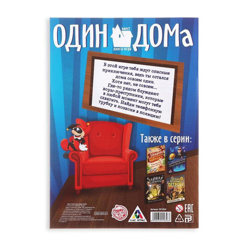 Книга-квест Один дома версия 1, 7+ - Лас Играс фото 4