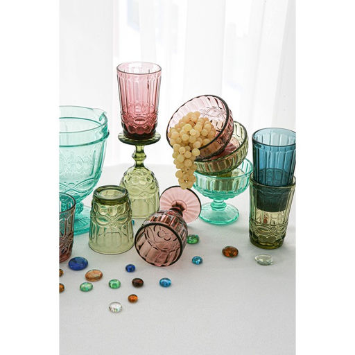 Цена за 6 шт. Стакан Magistro «Ла-Манш», 350 мл, стекло, зелёный