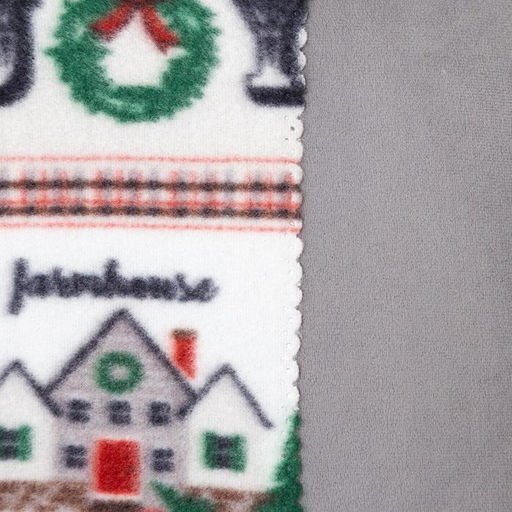 Плед флисовый новогодний Экономь и Я. Рождество, 150?200 см