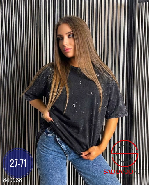 Футболка женская из хлопка