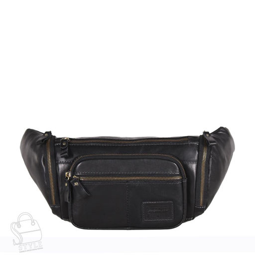 Сумка мужская кожаная 1395-1TR black Tough Ryder в Новосибирске