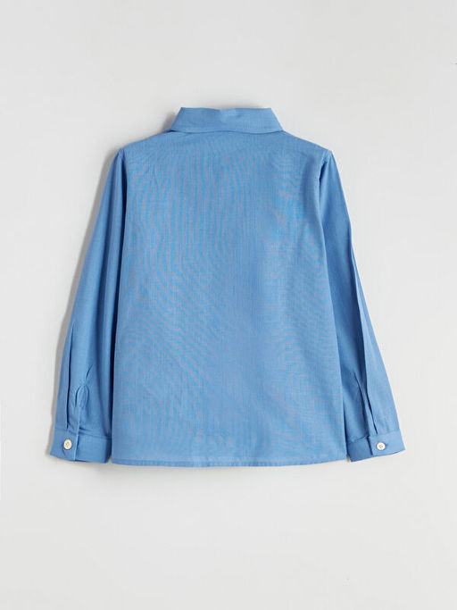 Basic Uzun Kollu Erkek ?ocuk G?mlek