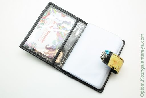 Женская кожаная визитница Sergio Valentini СВ 3264-010 фото 3