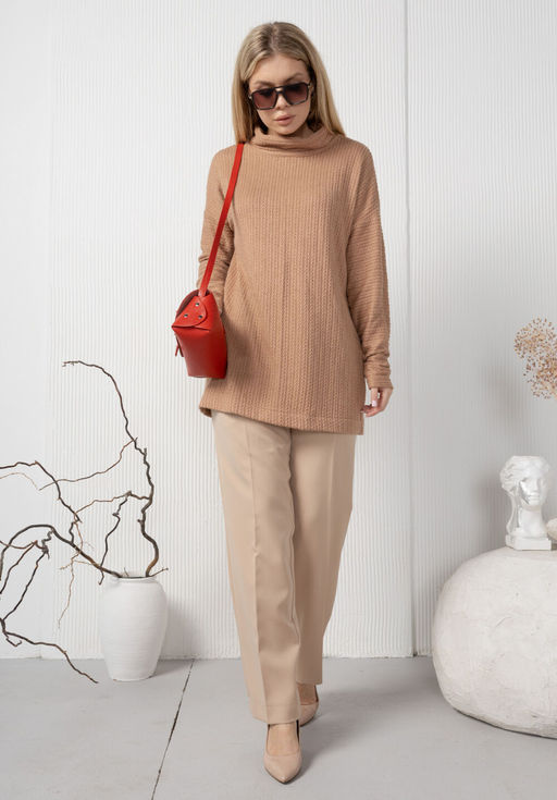 Брюки AMORI 5205-Р бежевый  фото 2