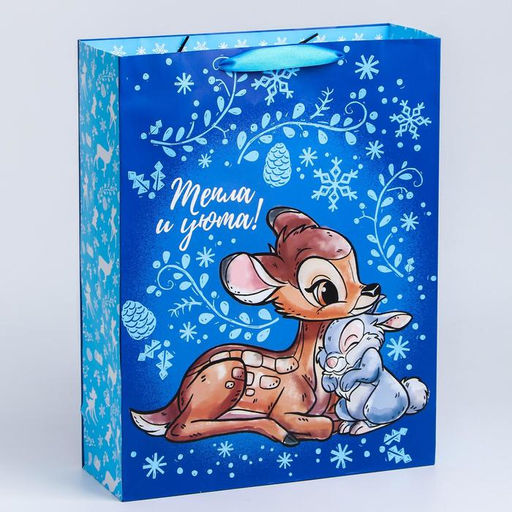 Пакет ламинированный вертикальный, 31 х 40 х 11 см С Новым годом!, Дисней - Disney фото 2