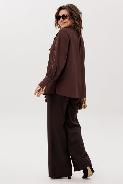 Блуза ANELLI 1679 пряный какао  фото 10