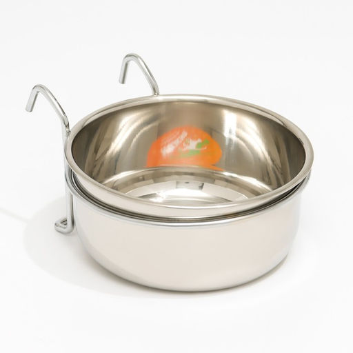 Миска металлическая с креплением 600 мл