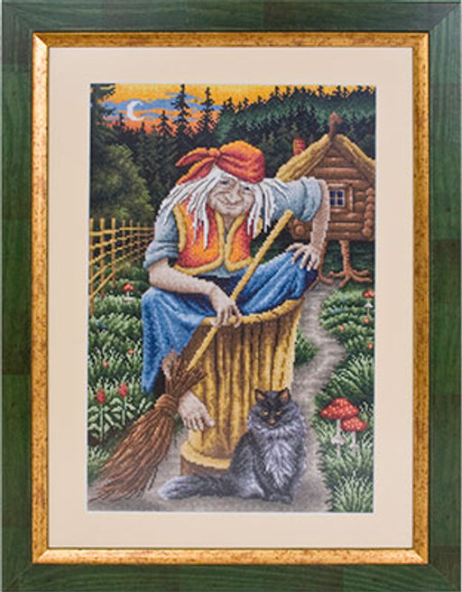 Набор для вышивания PANNA Золотая серия VS-0801 Баба - Яга 24.5 х 35 см