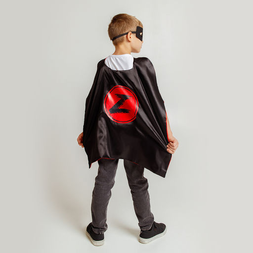 Карнавальный набор Загадочный мститель: плащ и маска - Волшебная маска фото 3