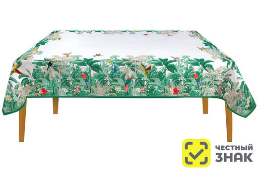 Скатерть Экзотический рай 180х145см, хлопок 100%. - Easy life фото 3