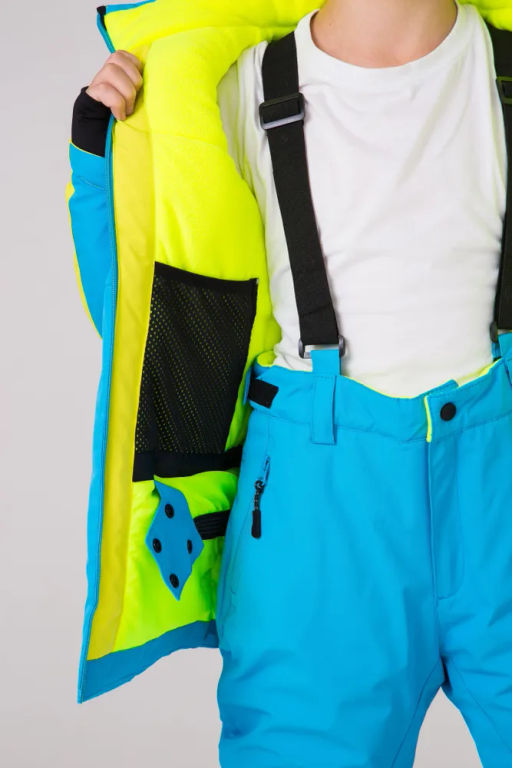 Горнолыжный костюм для мальчика зеленого цвета 9317Z - Valianly фото 26