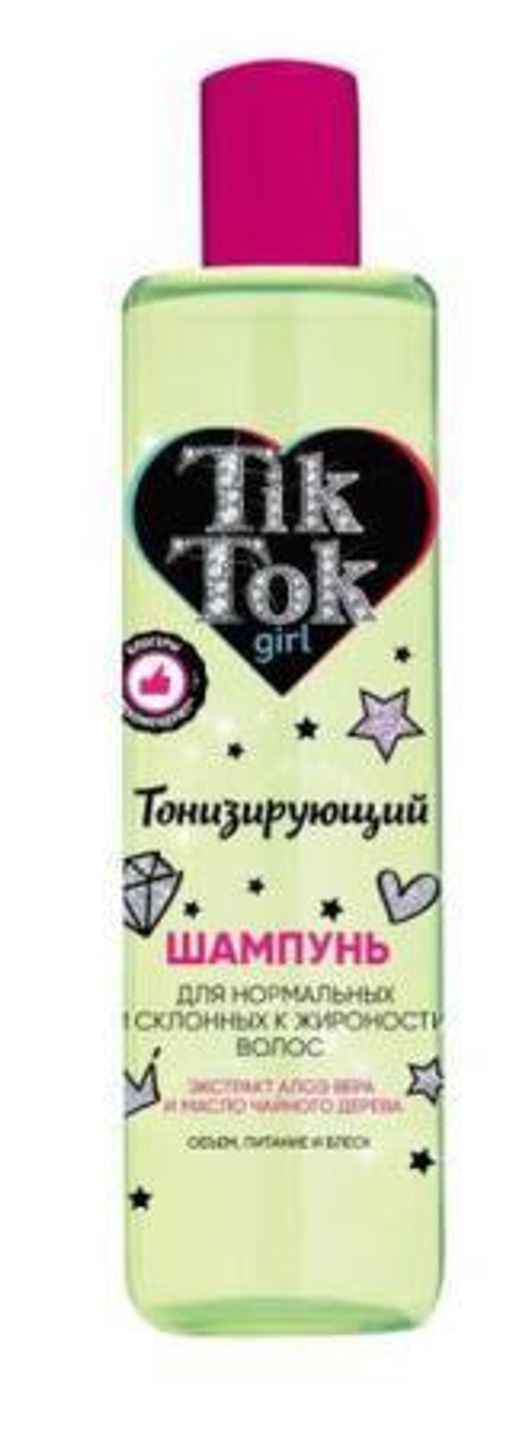 TIK TOK GIRL Шампунь для нормальн. и жирн. волос Тонизирующий 300мл. 6 / SH81800TTG /