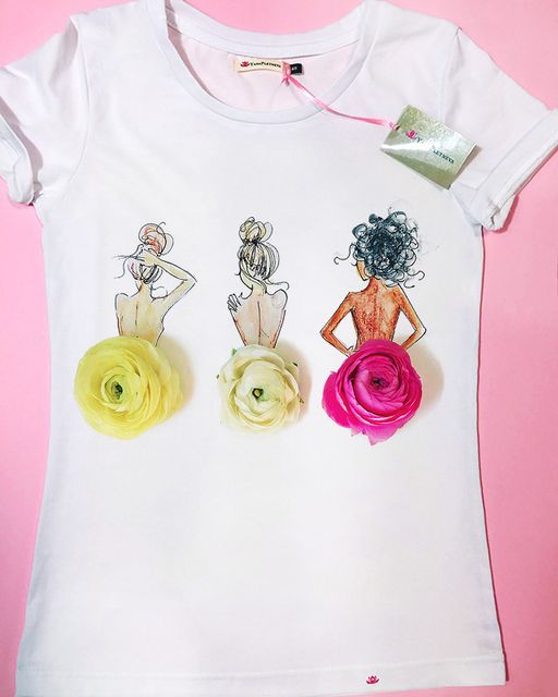 Эксклюзивная футболка Yana Pletneva упаковка плотный Zip пакет!