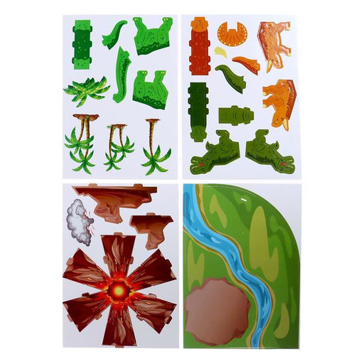 3D конструктор Мир динозавров, 25 деталей - Unicon фото 7