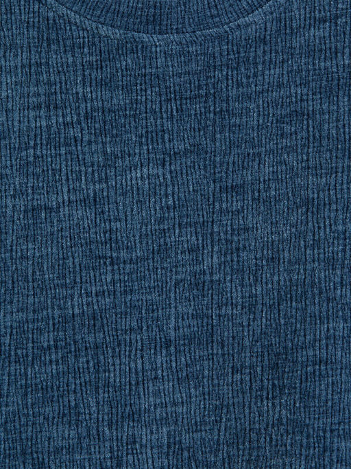 Bisiklet Yaka Dokulu Erkek Sweatshirt