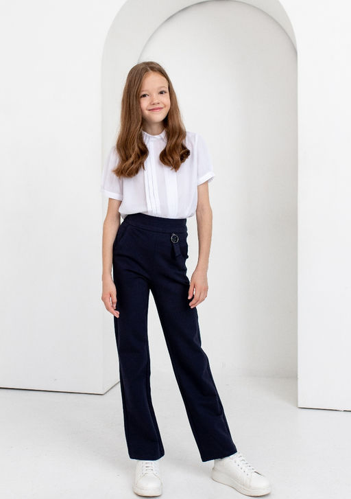 19121(22-27) Брюки школьные для девочки - Kiko фото 8