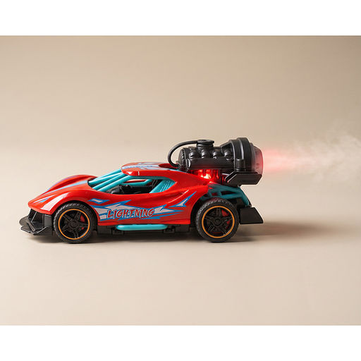 Гоночная машинка свет, звук с имитацией дыма, 1:32, Speed Racing, красная