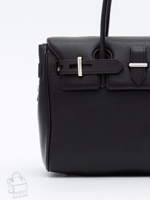 Сумка женская кожаная 1081M coffee Polina&Eiterou