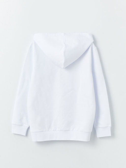 Be?ikta? Bask?l? Uzun Kollu Erkek ?ocuk Hoodie