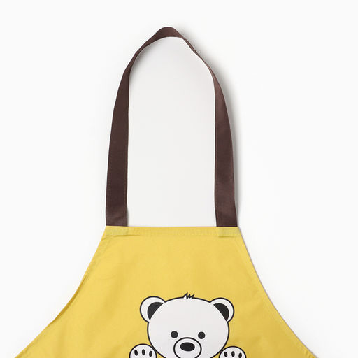 Фартук детский Этель Bear 44*60см, цв. желтый, 100% п/э  фото 3