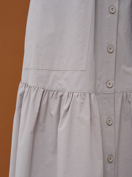 Платье хлопок OD-791-2 серый OD-791-2