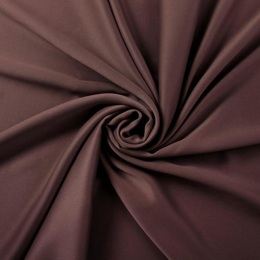 Штора портьерная «Этель» 200×250, шоколадная, блэкаут