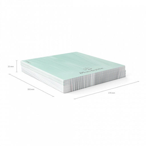 Цена за 6 шт. Тетрадь общая ученическая с пластиковой обложкой на скобе ErichKrause Pastel Bloom ассорти, Обществознание, 48 листов, клетка  фото 8