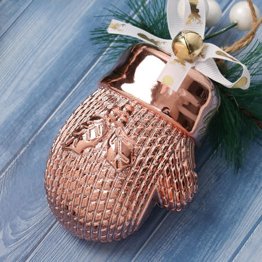 Ёлочная игрушка Рукавичка с ягодками 126.5 см, розовый - Зимнее волшебство фото 3
