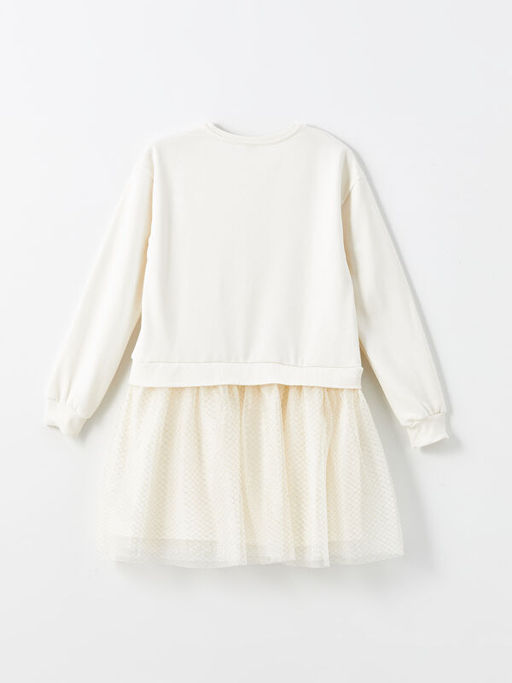 Bisiklet Yaka K?z ?ocuk Elbise - Waikiki фото 2