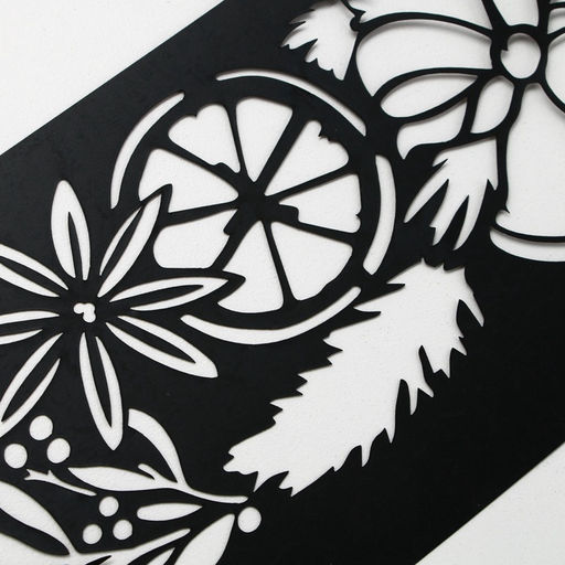 Цена за 5 шт. Трафарет для торта новогодний Рождество, 32?10 см