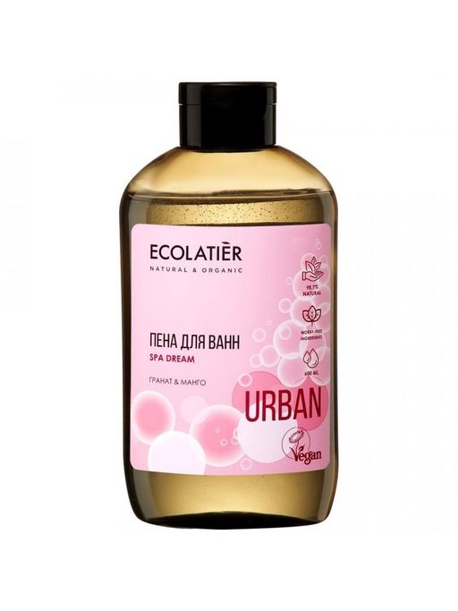 Ecolatier URBAN Пена д/ванн Гранат&Манго 600мл