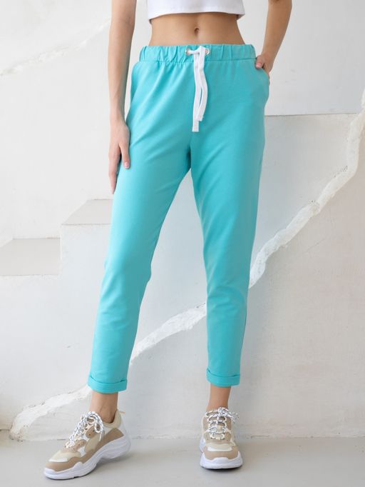 Брюки жен.арт.371-3,мятные - Binita фото 4