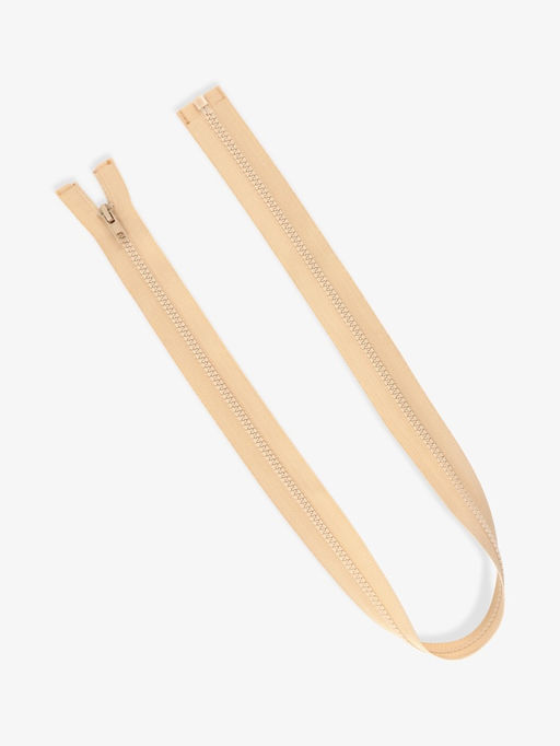 Цена за 10 шт. Молния «Трактор», №5, разъёмная, замок автомат, 80 см, бежевая