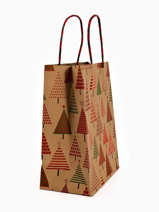 Набор подарочных пакетов «Новогодний», 3 шт, тиснение, 25 × 4 × 30.5 см, 30 × 40 × 11.5 см, 18 × 23 × 10 см