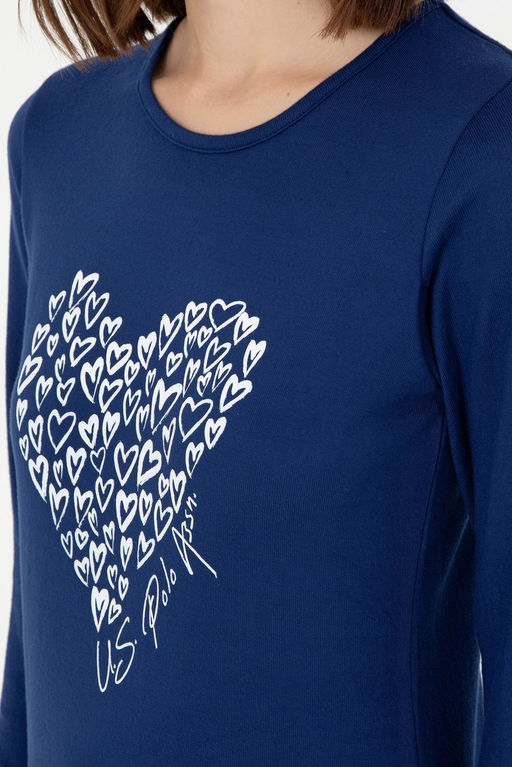 Женский темно-синий пижамный комплект Неожиданная скидка в корзине - U.s. polo assn фото 7