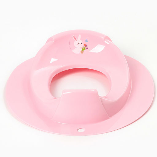 Накладка на унитаз детская Крошка Я «Зайчик», розовый
