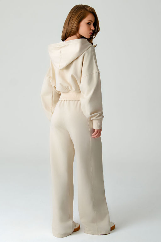 Арт. 2539/3 Костюм женский с брюками 42-48 (4 шт) Цвет:молочный - Калинка фото 8