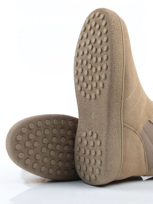 04-PAL272-5Z GREEN/SANDY Ботинки зимние женские (натуральная замша, 100% шерсть, натуральный мех)