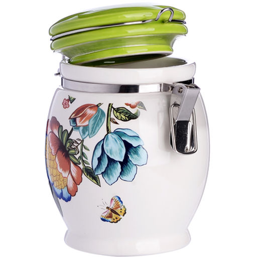 30790 Банка для сыпучих 700мл Летний букет дол/металл LR (х36) - Mayer&boch фото 2
