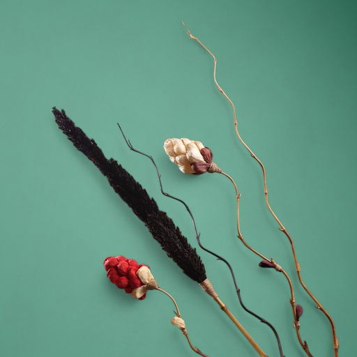 Интерьерный декор из бамбука, 200 см, тёмный